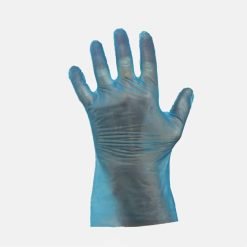 blue tpe gloves